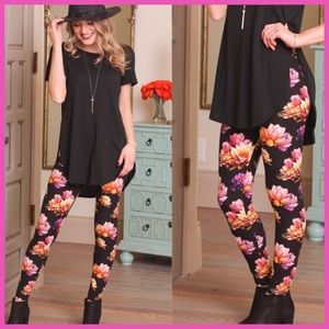 💗LOTUS PRINT LEGGINGS 💗